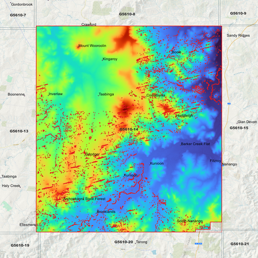 Kingaroy 1m Digital Elevation Model (G5610-14)