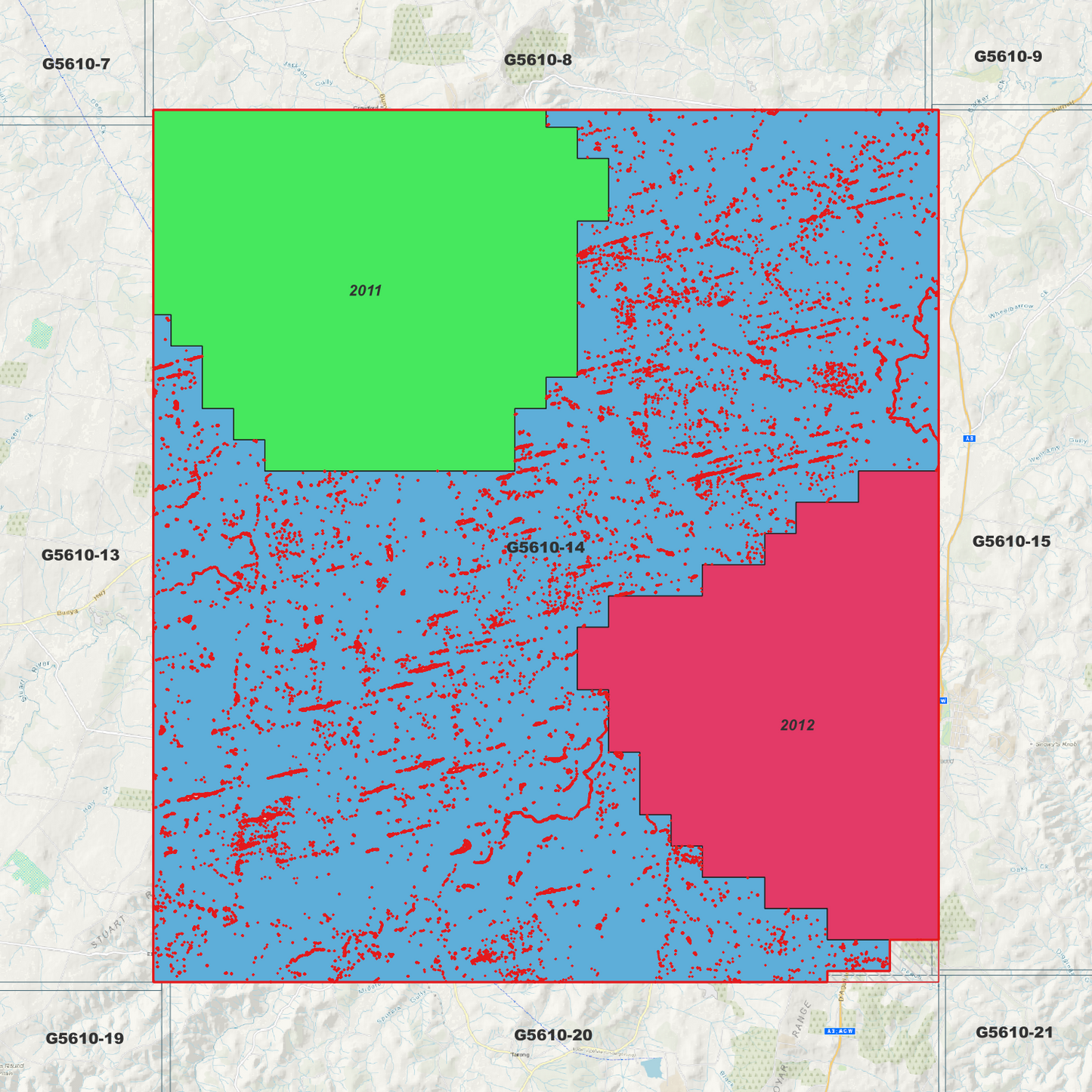 Kingaroy 1m Digital Elevation Model (G5610-14)