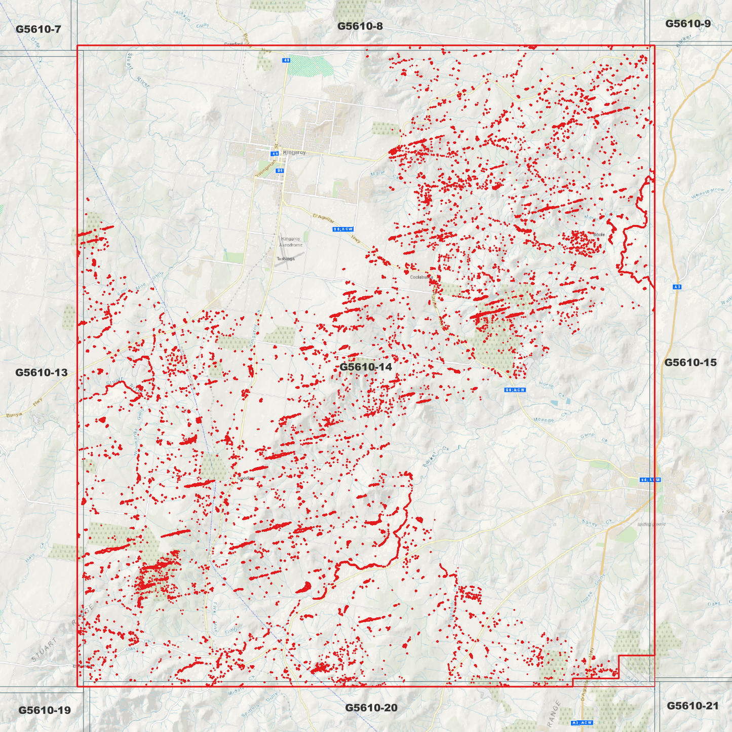 Kingaroy 1m Digital Elevation Model (G5610-14)