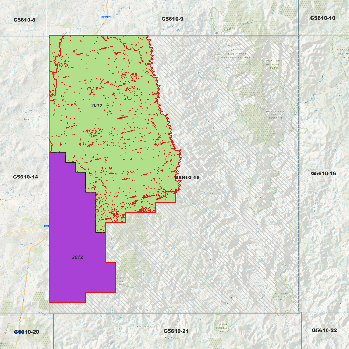 Mount Stanley 1m Digital Elevation Model (G5610-15)