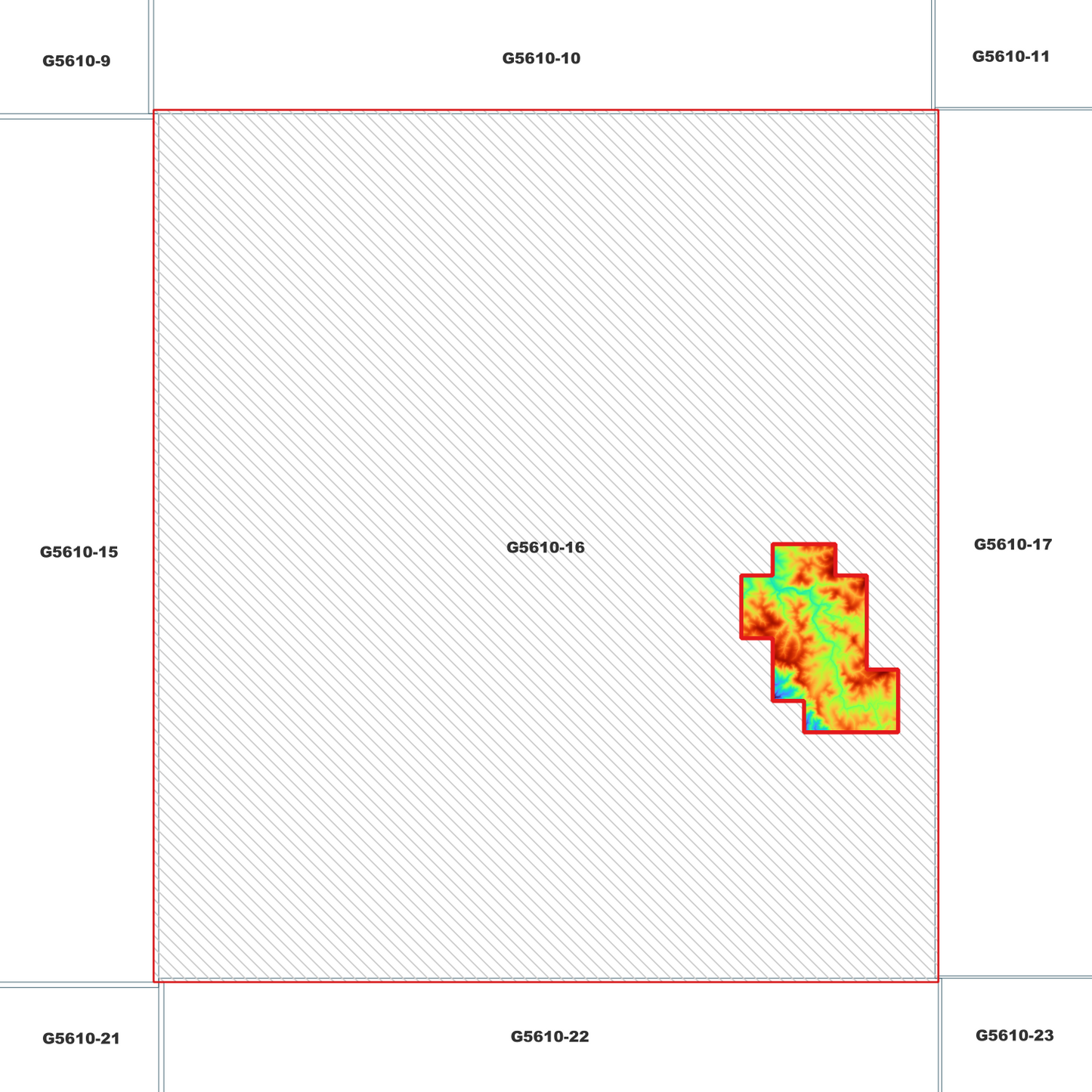 Monsildale 1m Digital Elevation Model (G5610-16)