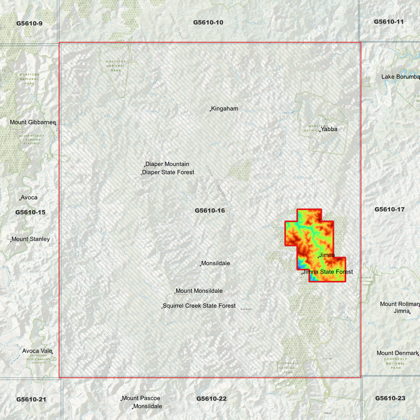 Monsildale 1m Digital Elevation Model (G5610-16)
