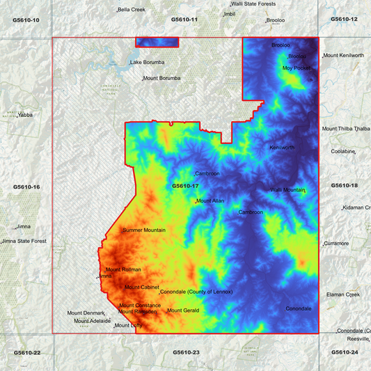 Kenilworth 1m Digital Elevation Model (G5610-17)