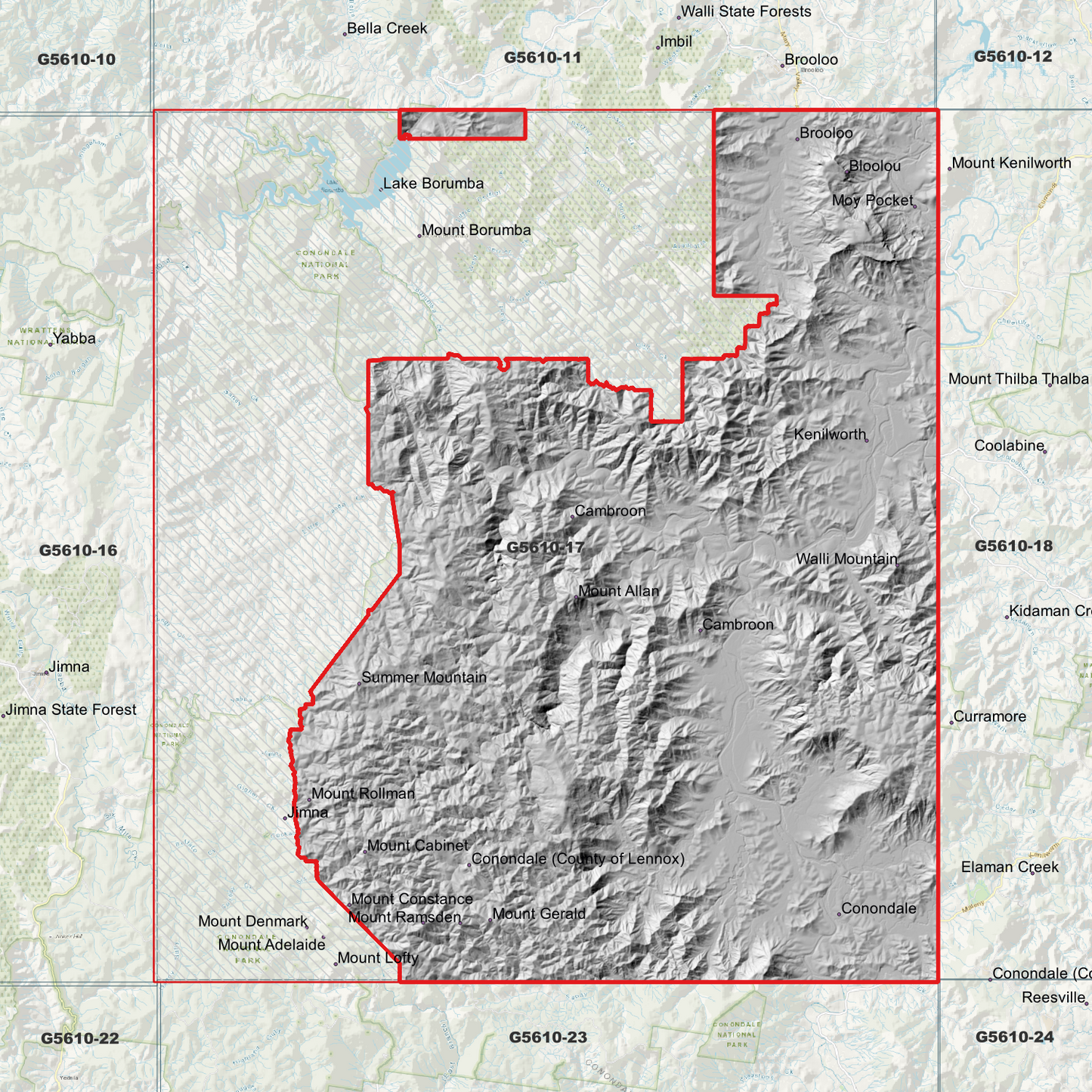 Kenilworth 1m Digital Elevation Model (G5610-17)