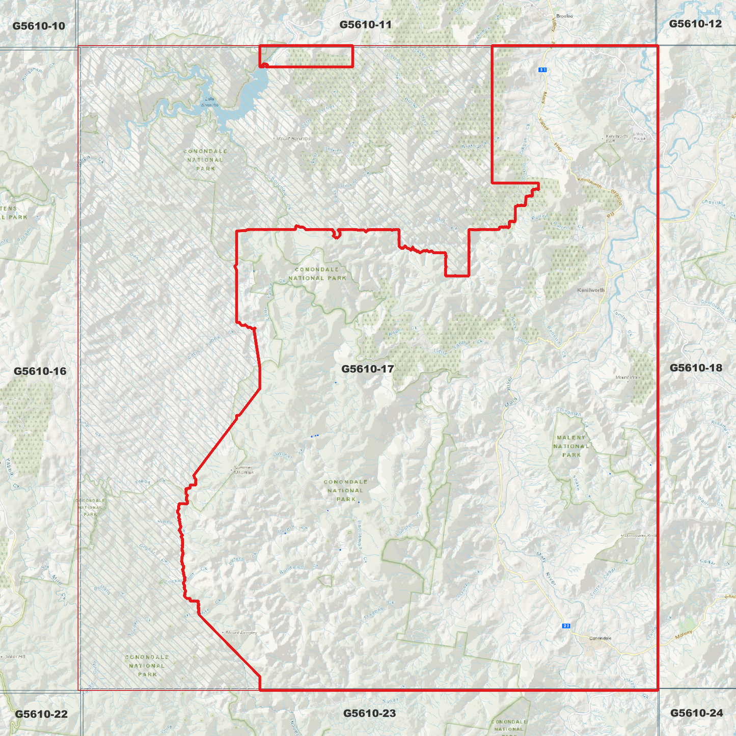 Kenilworth 1m Digital Elevation Model (G5610-17)