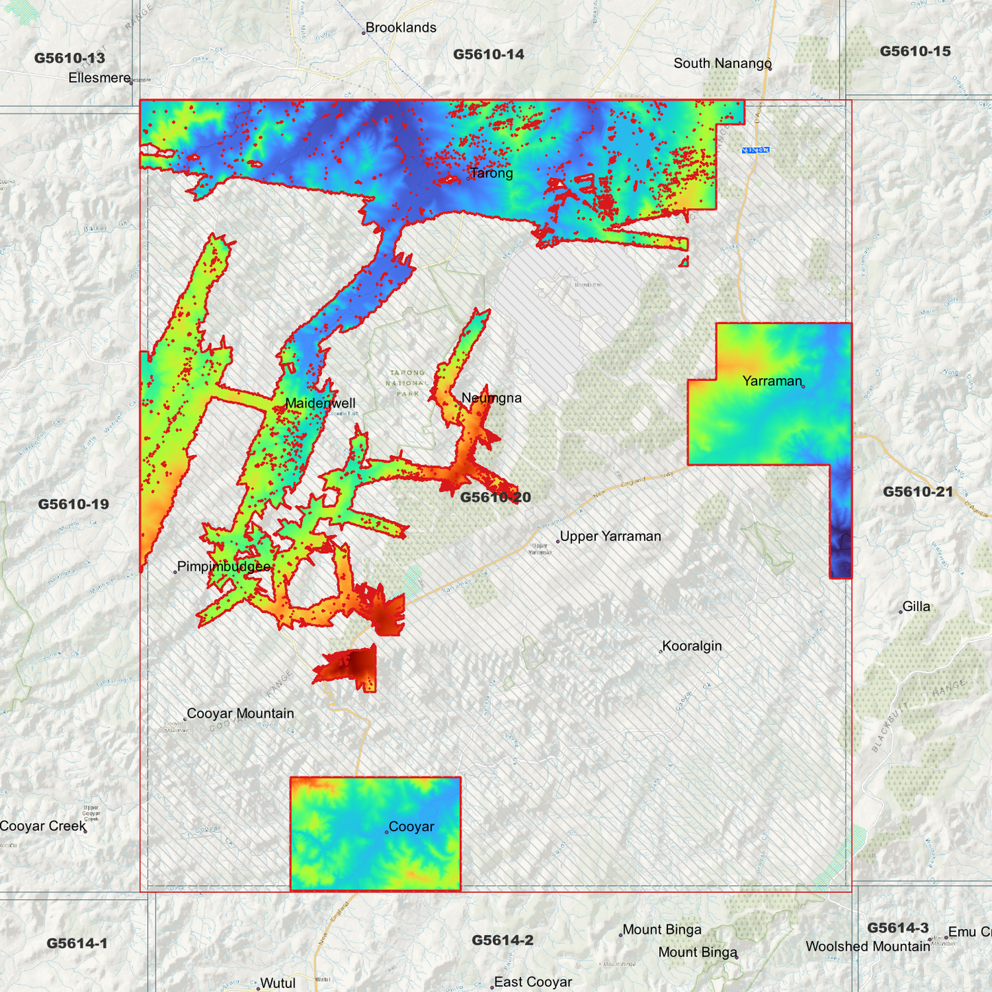 Yarraman 1m Digital Elevation Model (G5610-20)