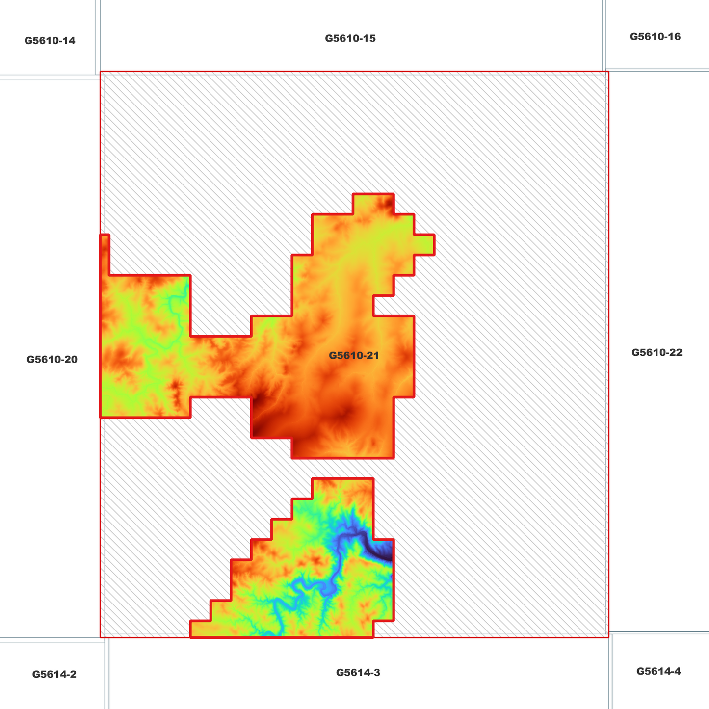 Blackbutt 1m Digital Elevation Model (G5610-21)