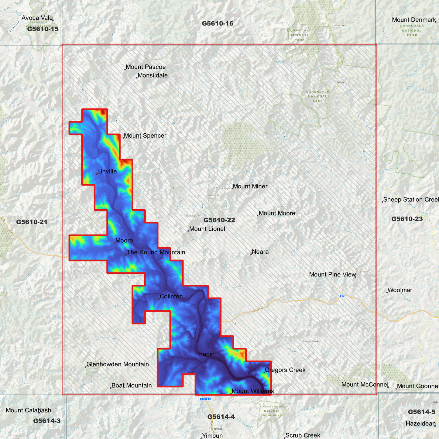 Harlin 1m Digital Elevation Model (G5610-22)