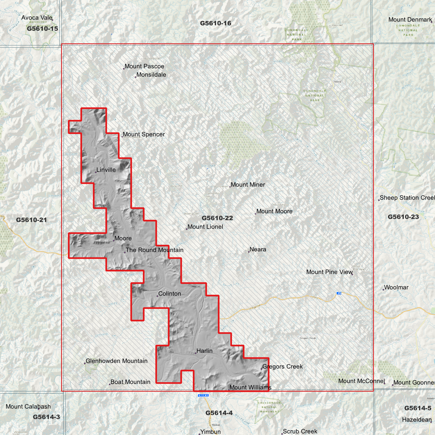 Harlin 1m Digital Elevation Model (G5610-22)