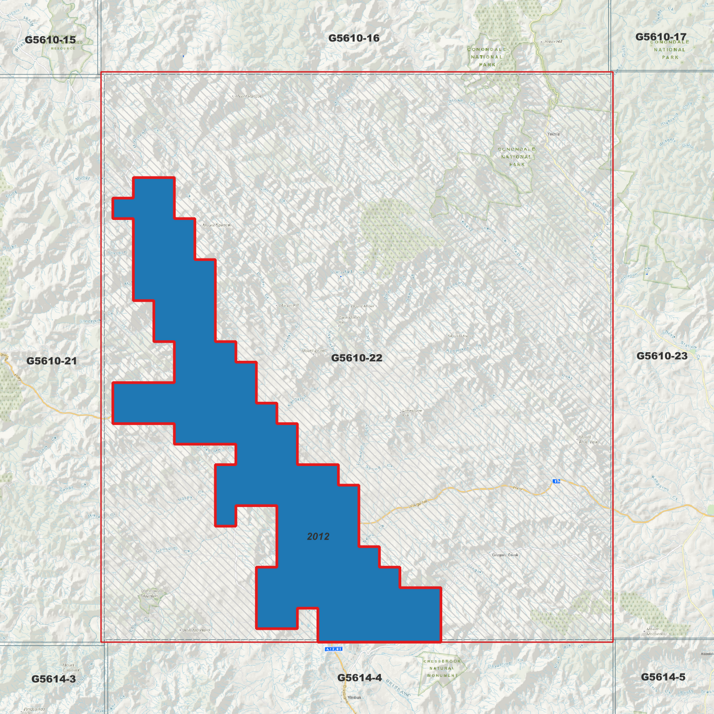 Harlin 1m Digital Elevation Model (G5610-22)