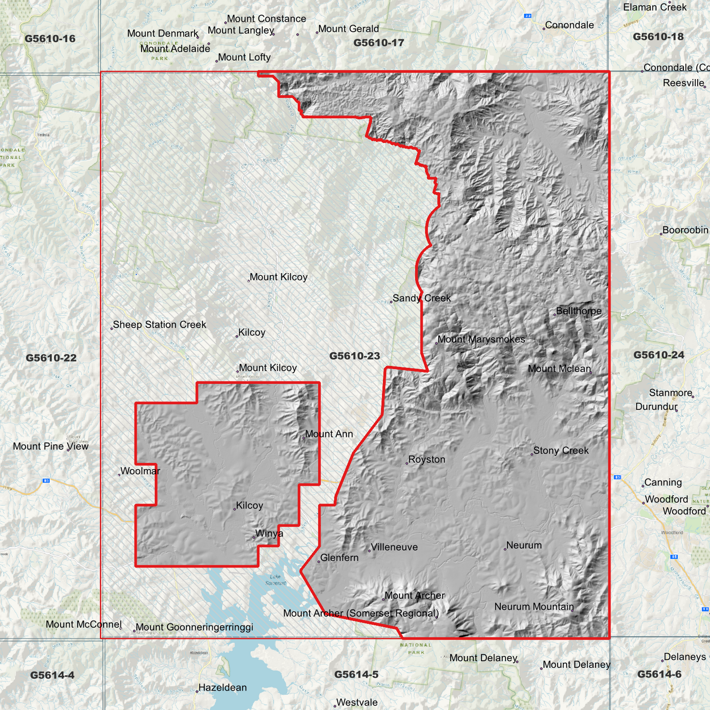Kilcoy 1m Digital Elevation Model (G5610-23)