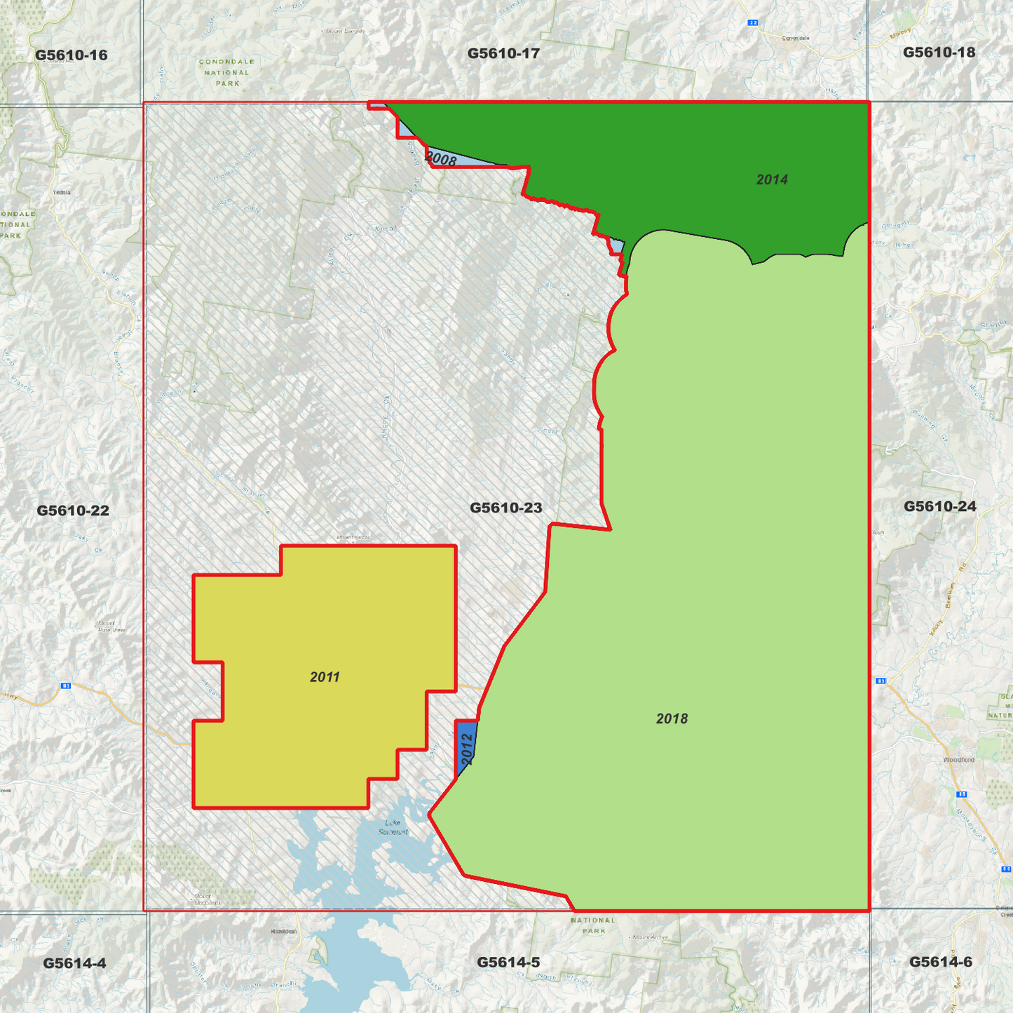 Kilcoy 1m Digital Elevation Model (G5610-23)