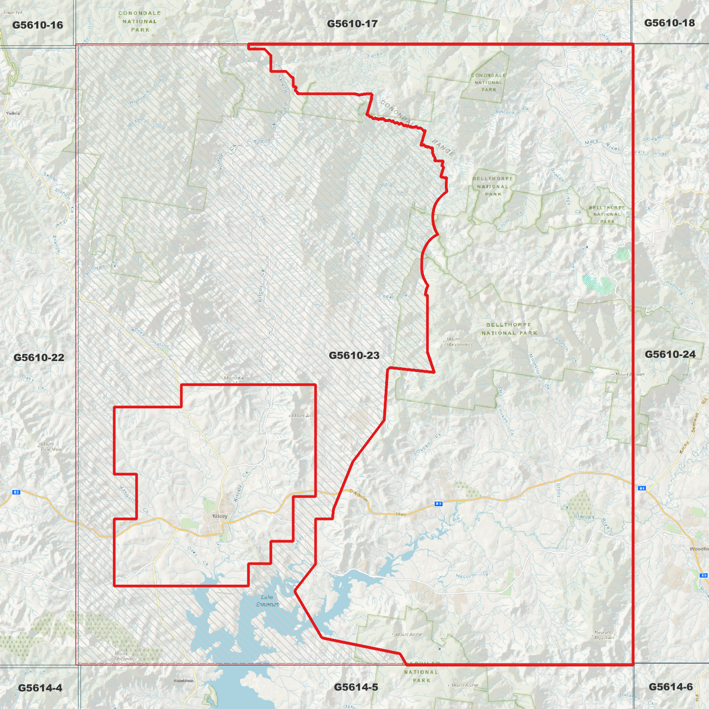Kilcoy 1m Digital Elevation Model (G5610-23)