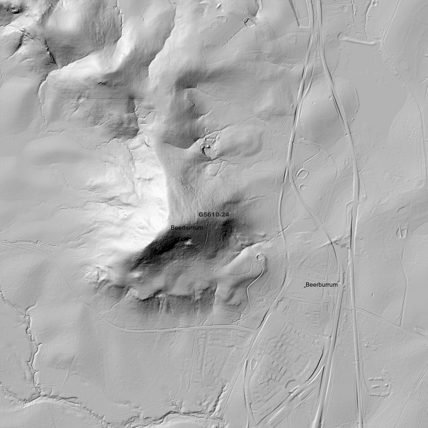 Beerwah 1m Digital Elevation Model (G5610-24)