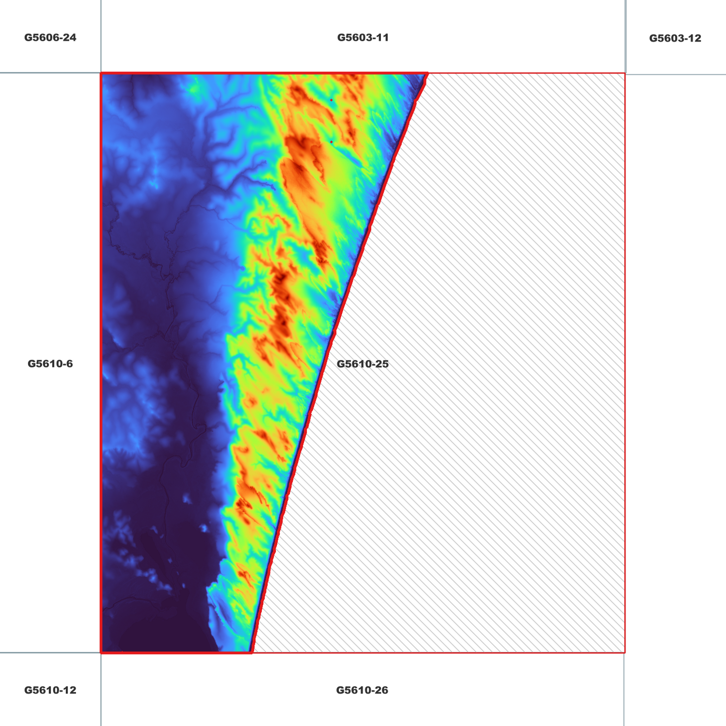 Cooloola 1m Digital Elevation Model (G5610-25)