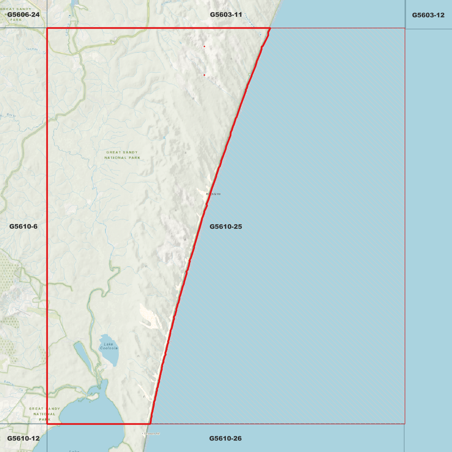 Cooloola 1m Digital Elevation Model (G5610-25)