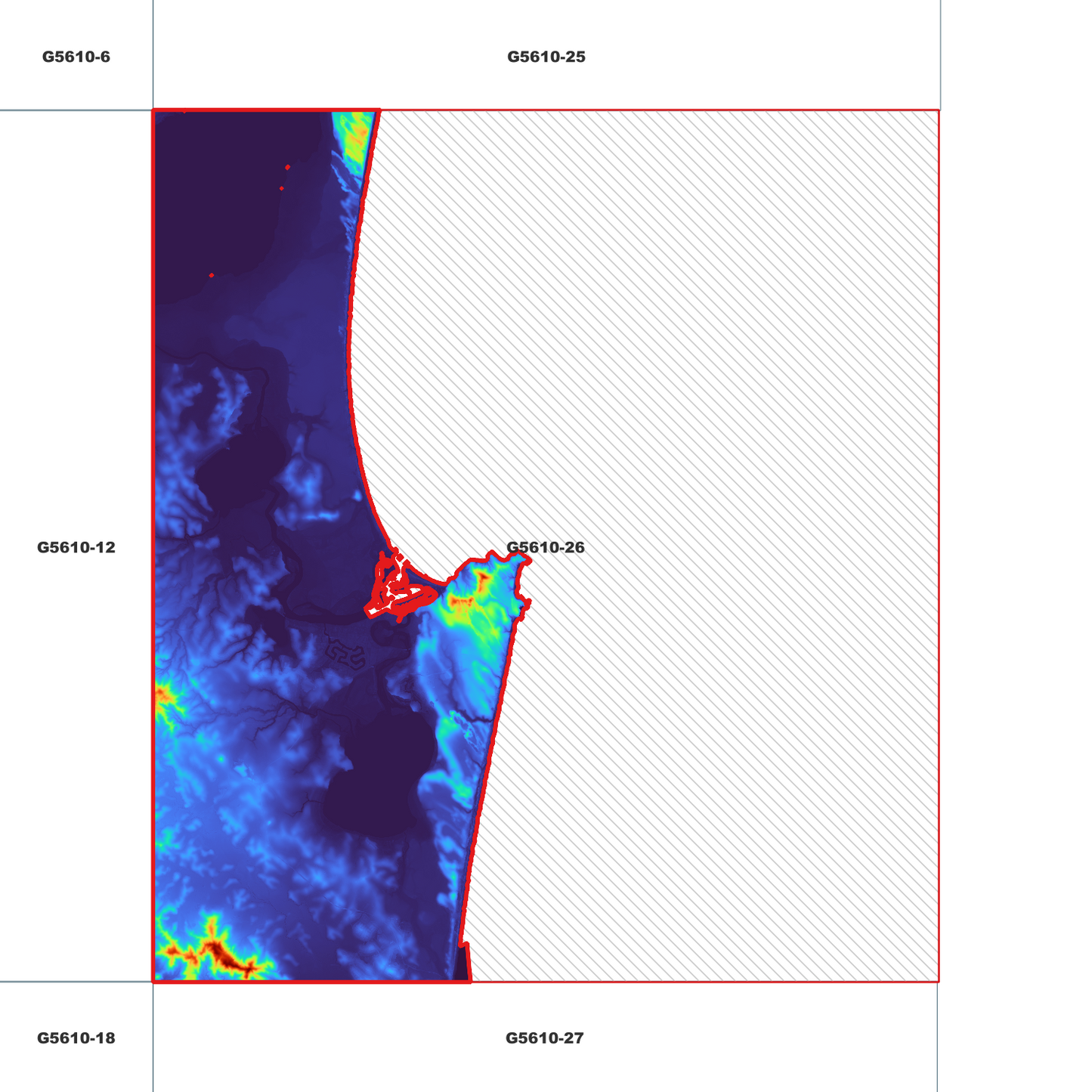 Noosa 1m Digital Elevation Model (G5610-26)