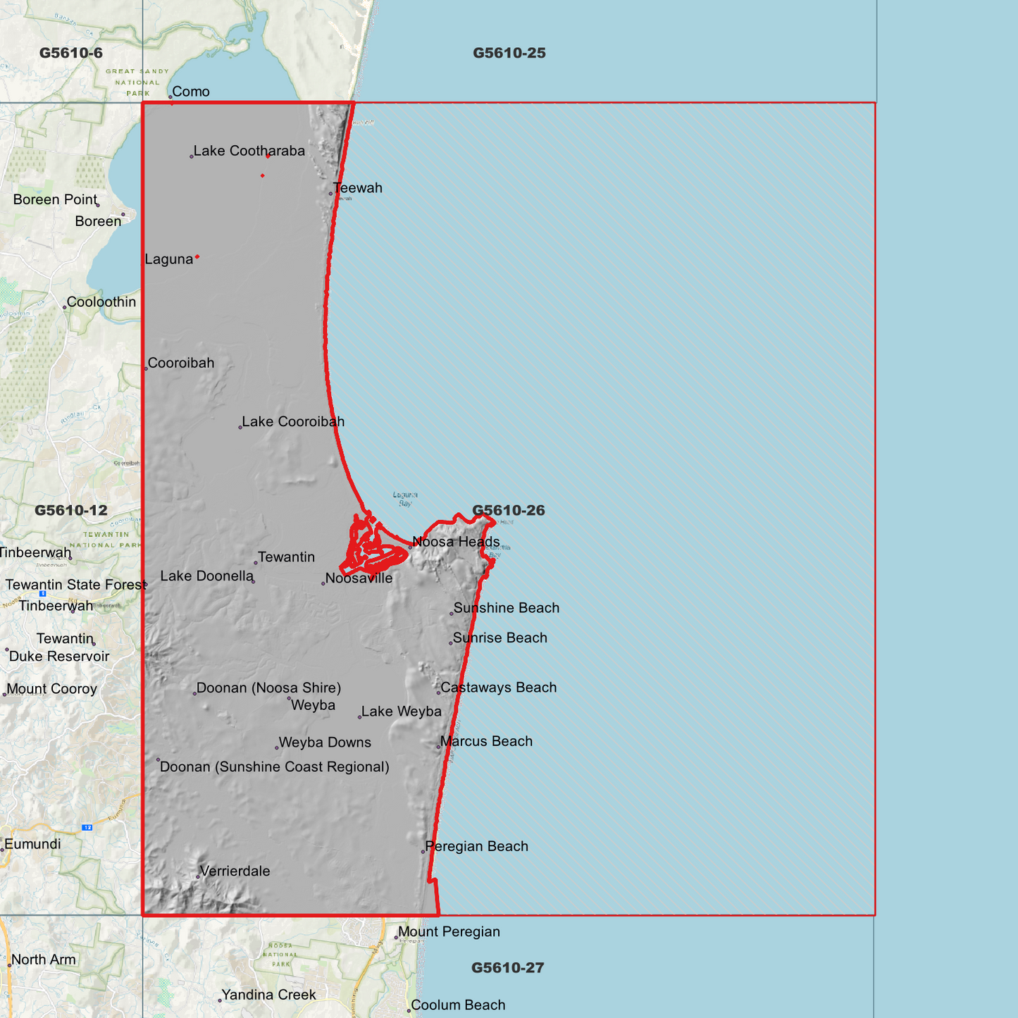 Noosa 1m Digital Elevation Model (G5610-26)