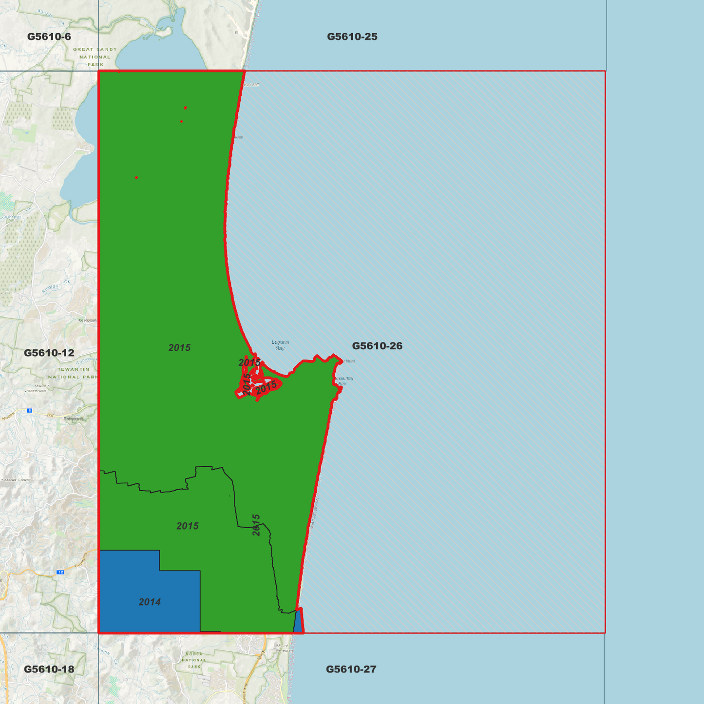 Noosa 1m Digital Elevation Model (G5610-26)