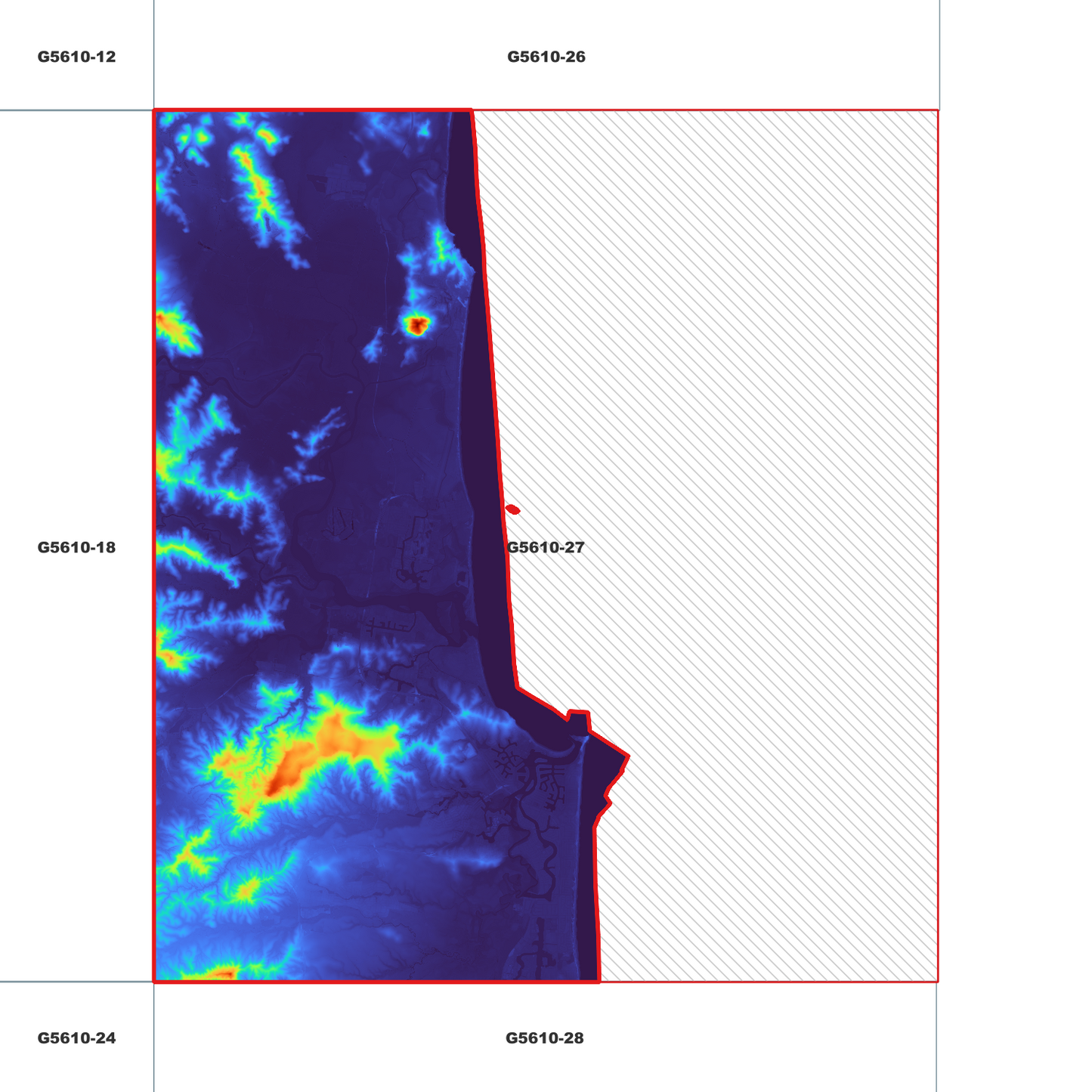 Maroochydore 1m Digital Elevation Model (G5610-27)