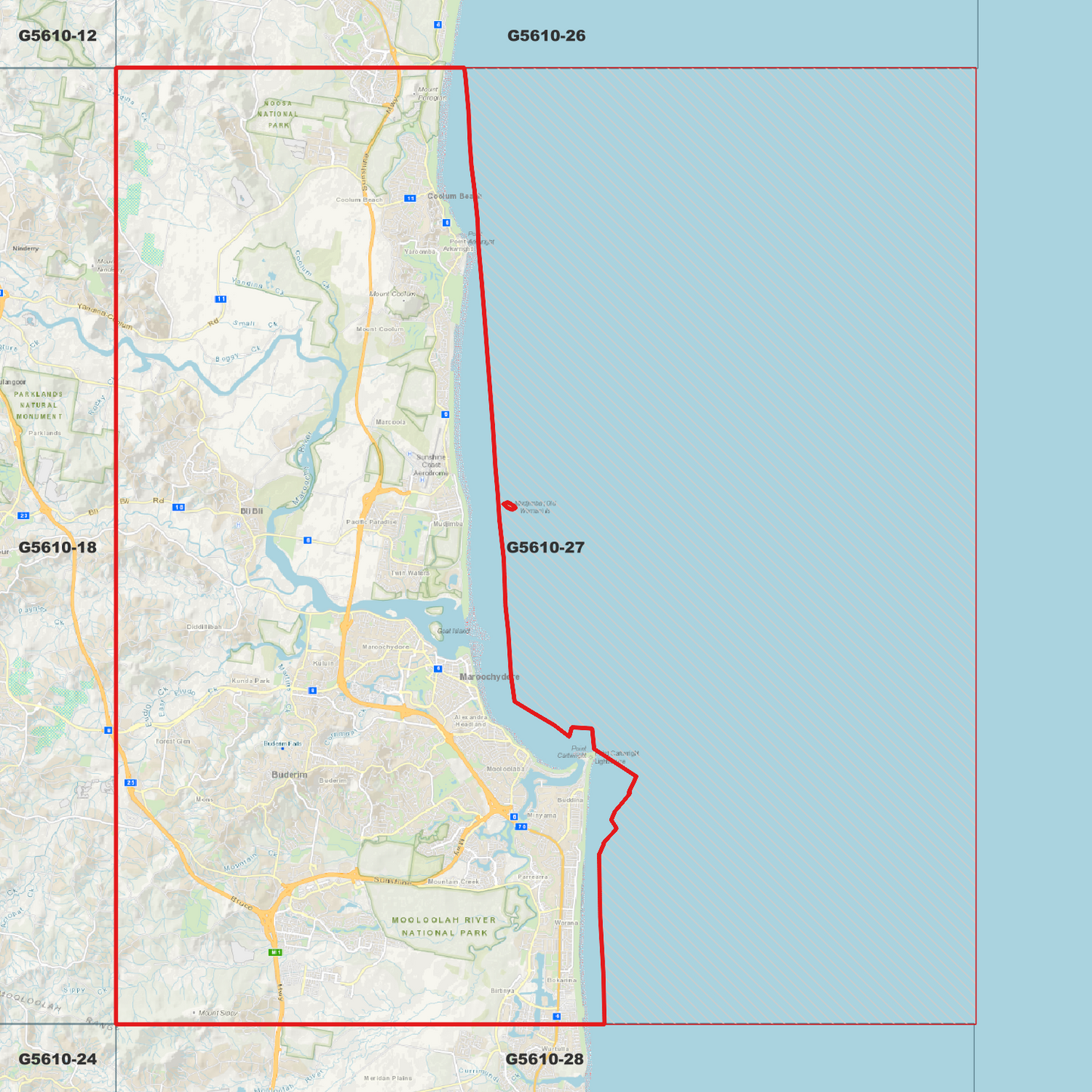 Maroochydore 1m Digital Elevation Model (G5610-27)