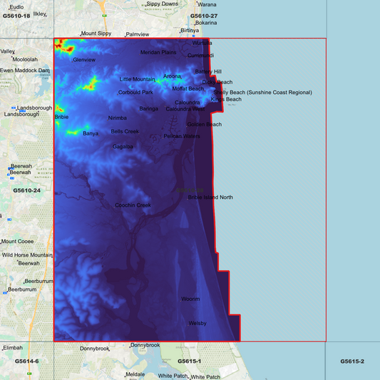 Caloundra 1m Digital Elevation Model (G5610-28)