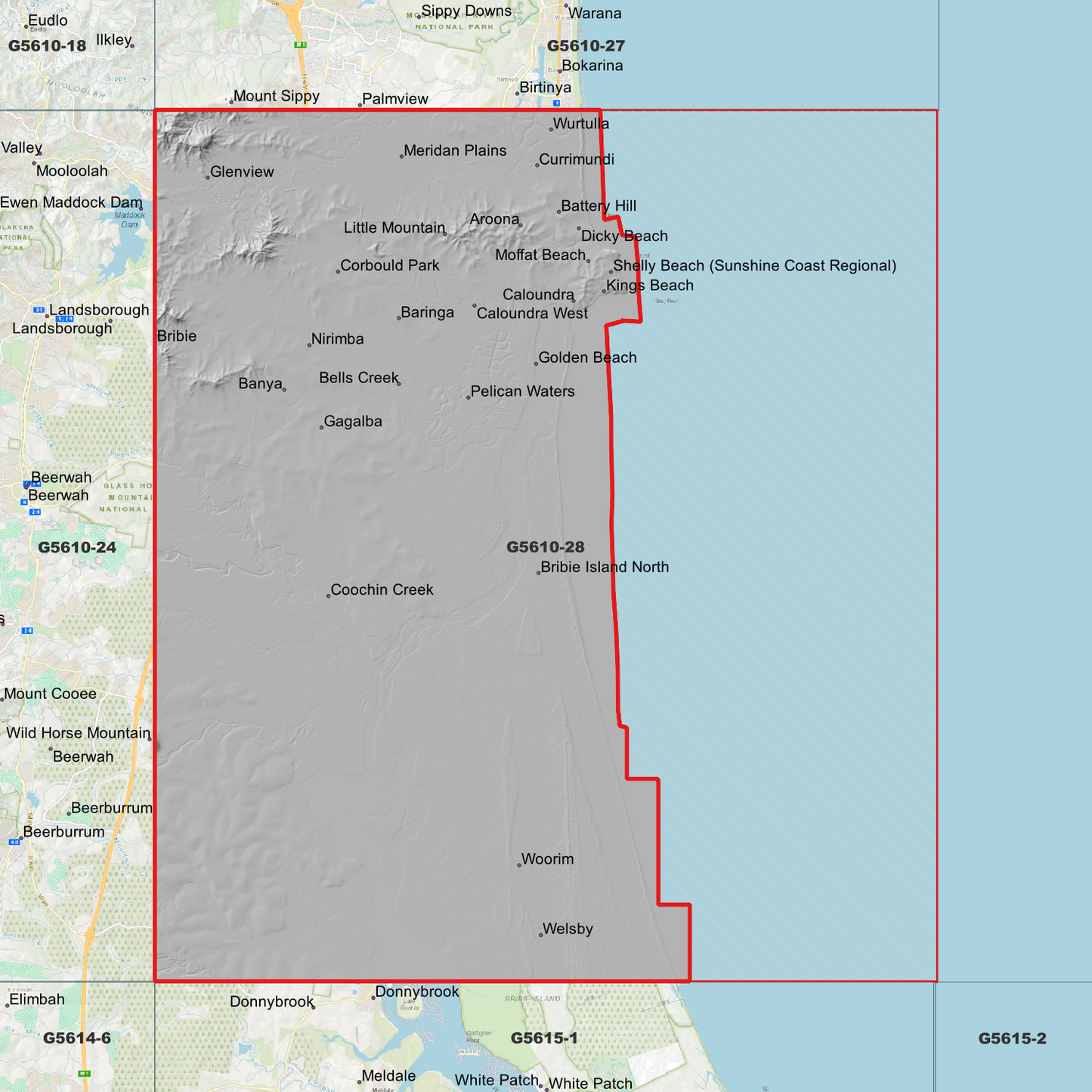 Caloundra 1m Digital Elevation Model (G5610-28)