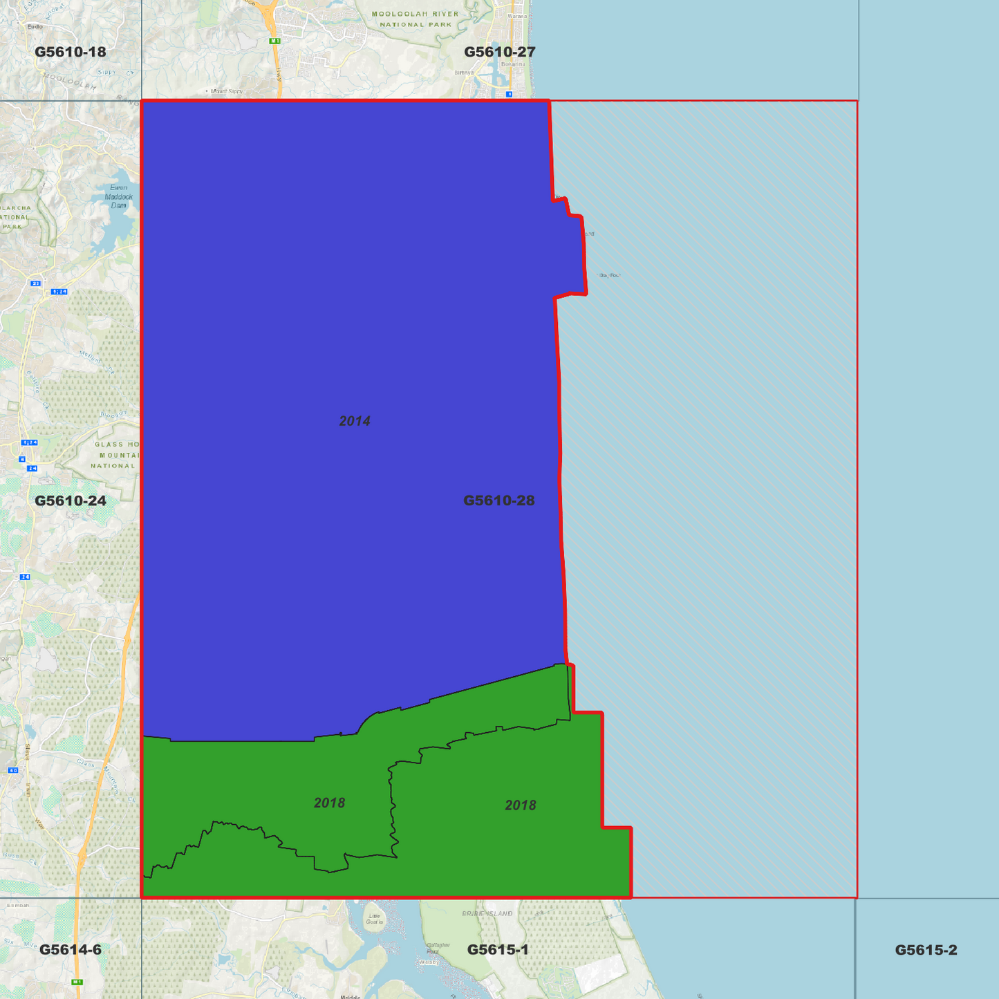 Caloundra 1m Digital Elevation Model (G5610-28)