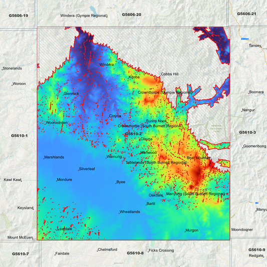 Murgon 1m Digital Elevation Model (G5610-2)