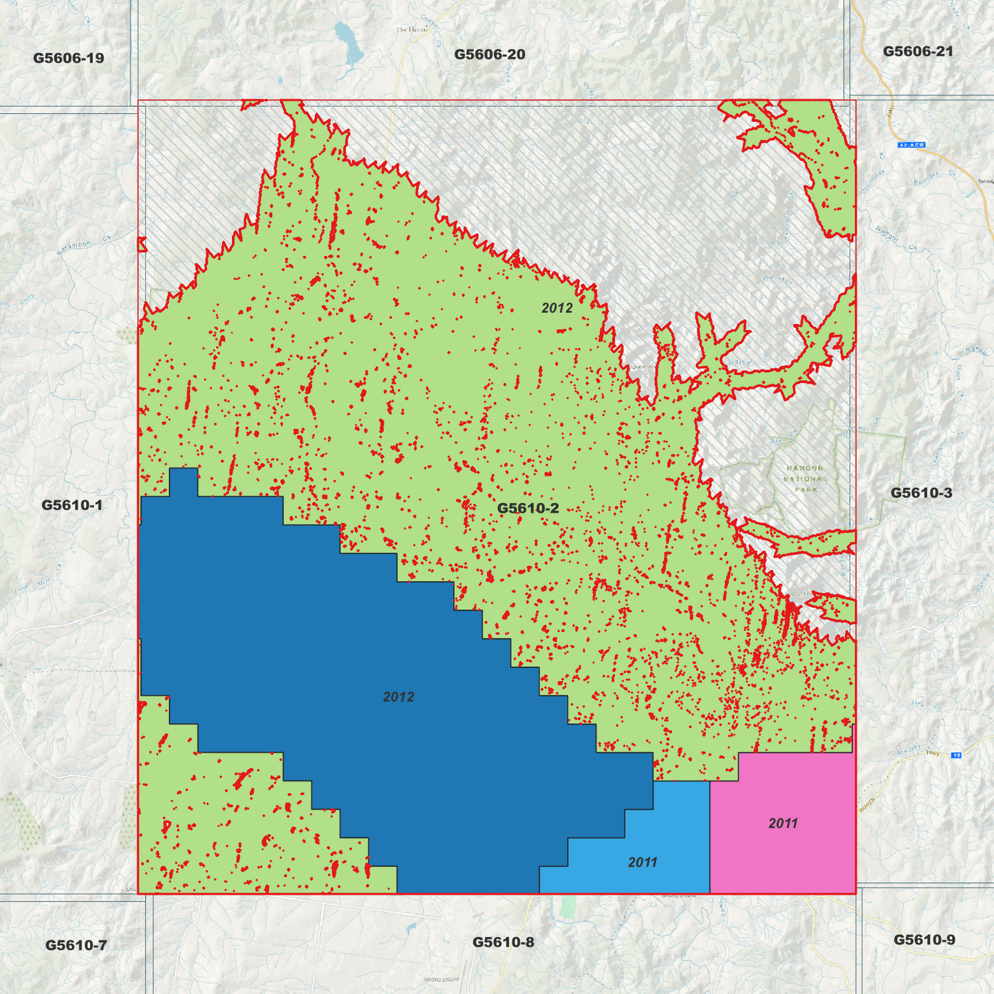Murgon 1m Digital Elevation Model (G5610-2)