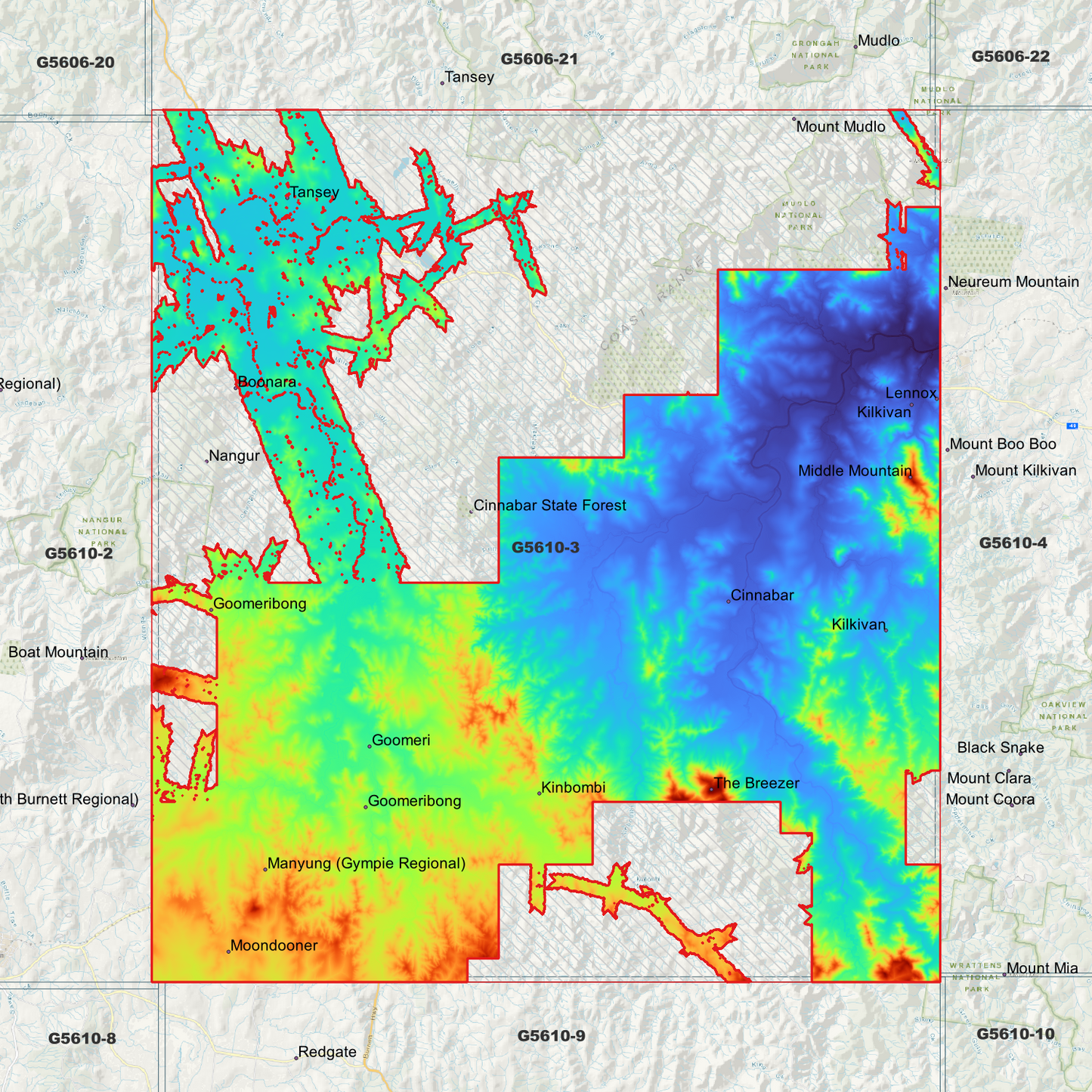 Goomeri 1m Digital Elevation Model (G5610-3)