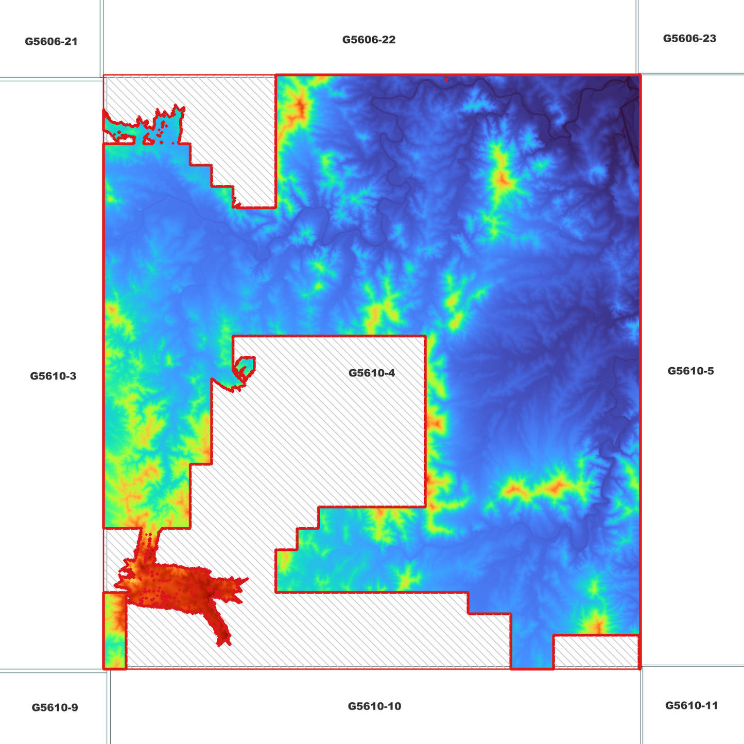 Widgee 1m Digital Elevation Model (G5610-4)