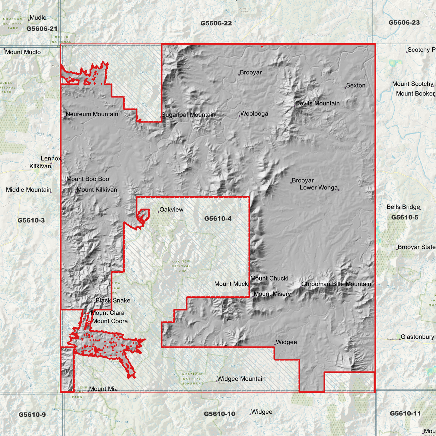 Widgee 1m Digital Elevation Model (G5610-4)