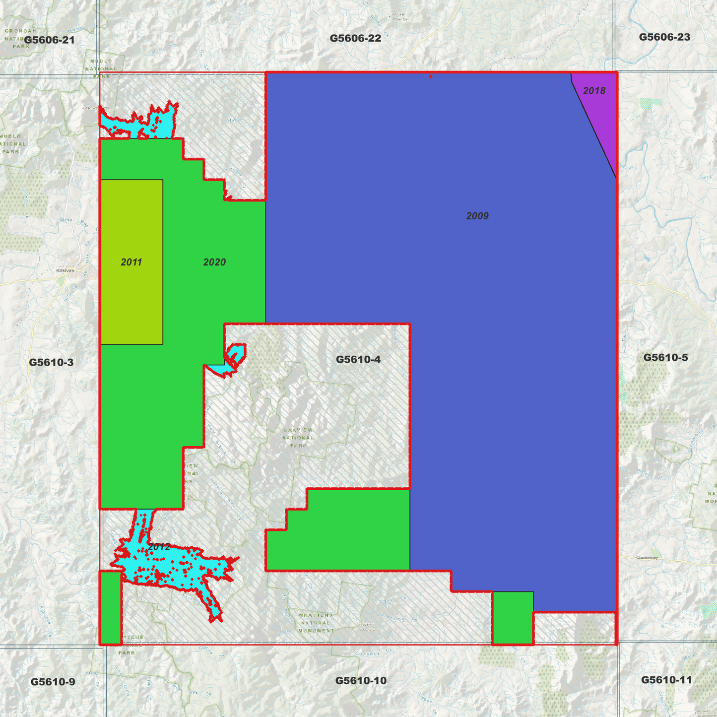 Widgee 1m Digital Elevation Model (G5610-4)