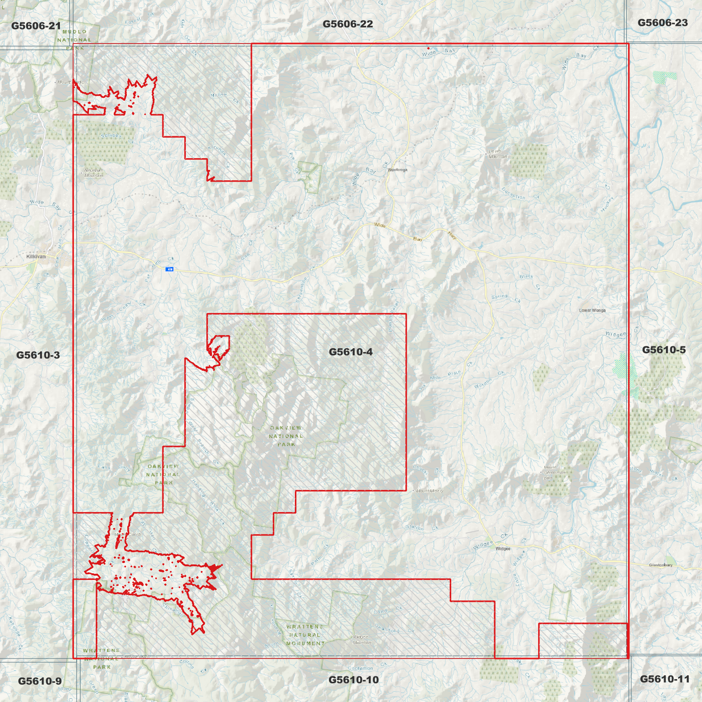 Widgee 1m Digital Elevation Model (G5610-4)