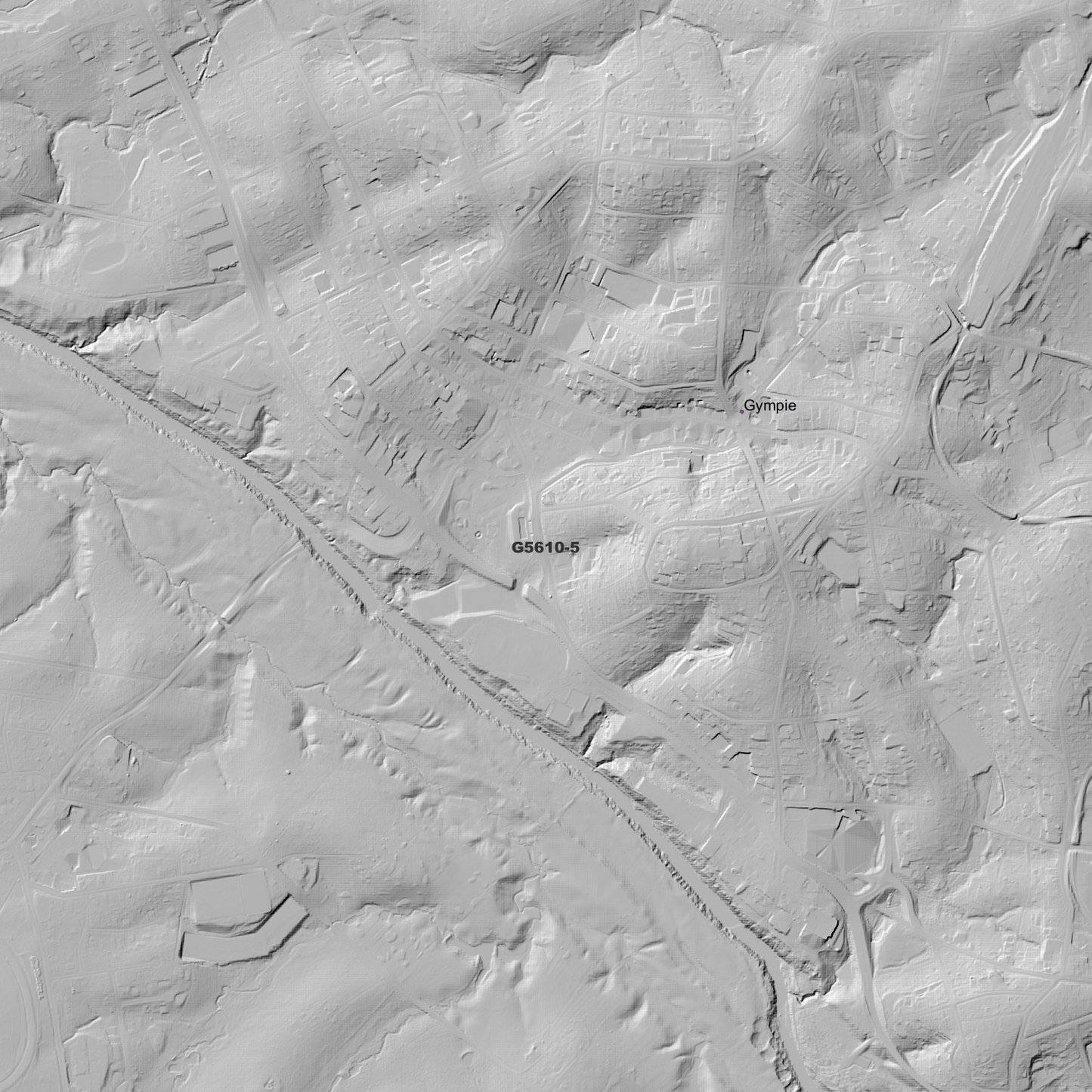 Gympie 1m Digital Elevation Model (G5610-5)
