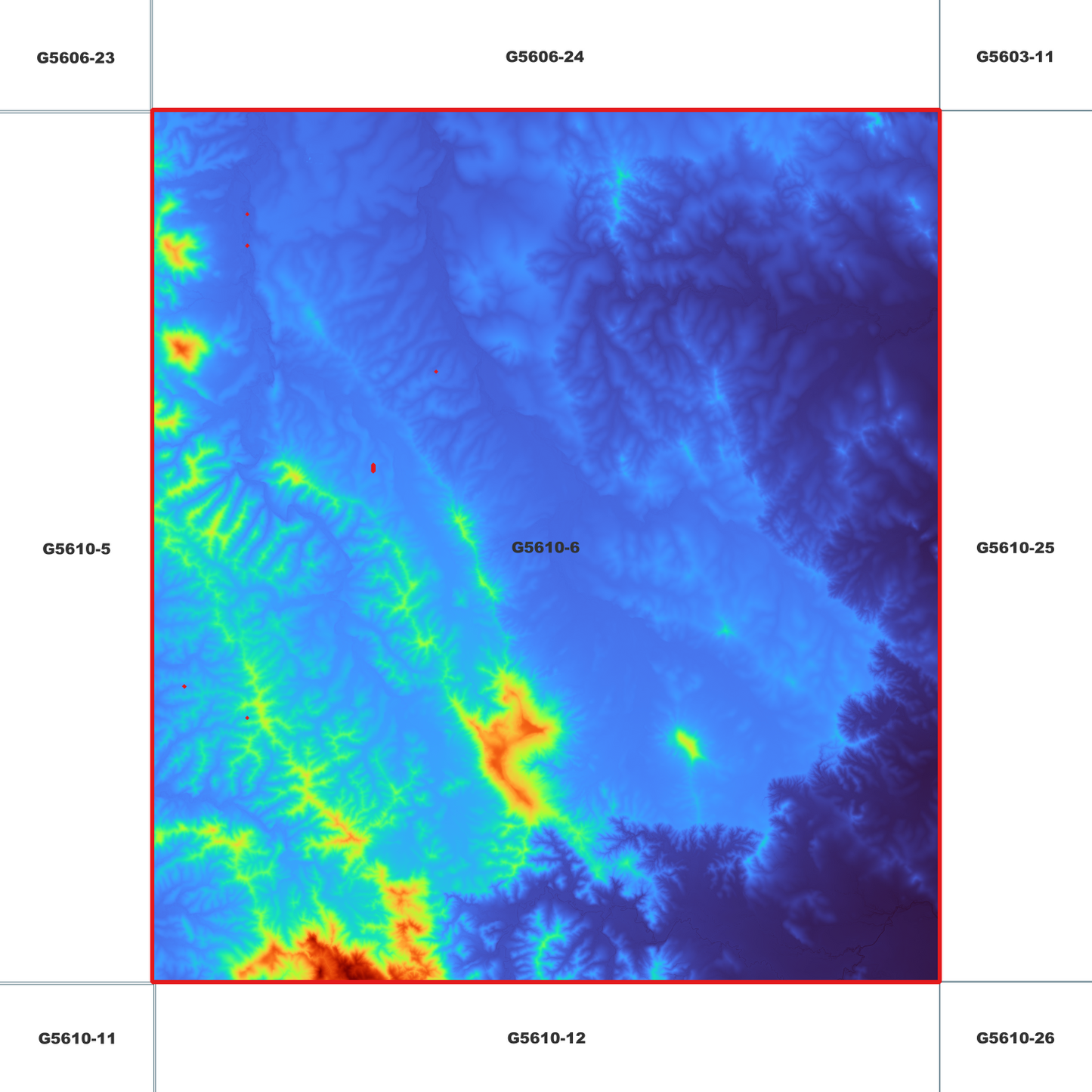 Goomboorian 1m Digital Elevation Model (G5610-6)