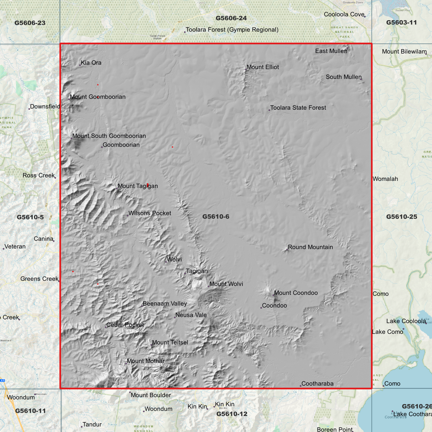 Goomboorian 1m Digital Elevation Model (G5610-6)
