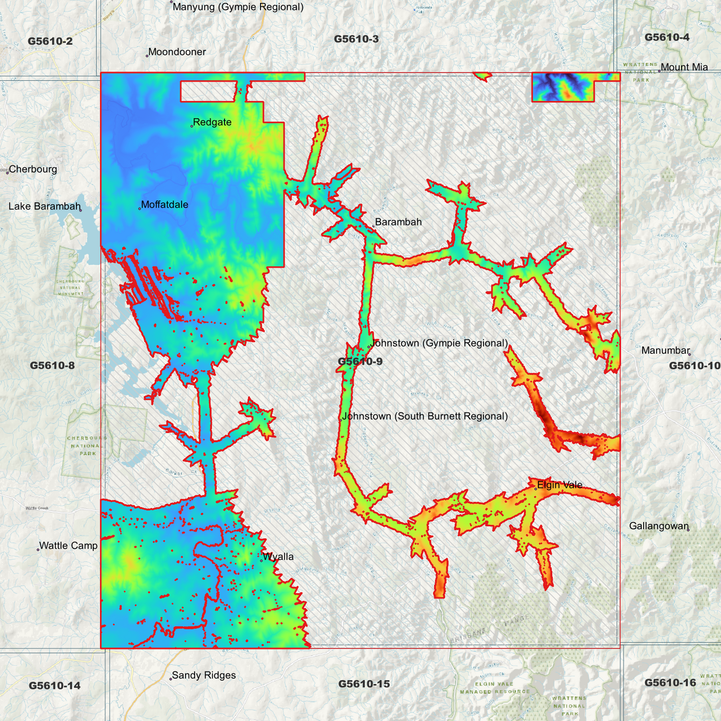 Moffatdale 1m Digital Elevation Model (G5610-9)