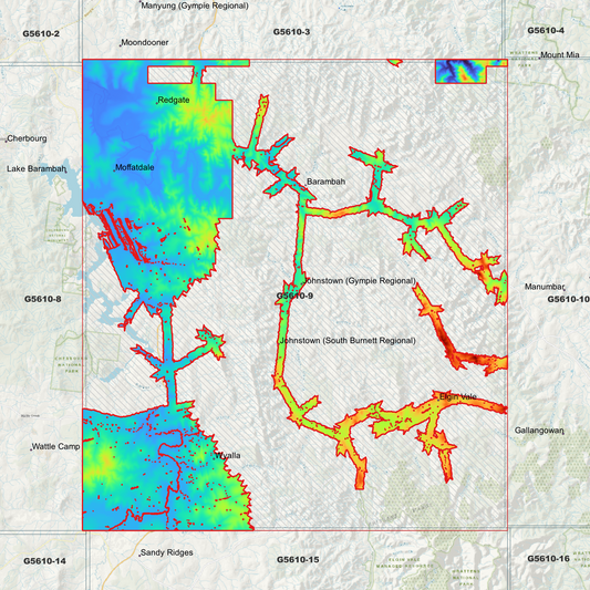 Moffatdale 1m Digital Elevation Model (G5610-9)