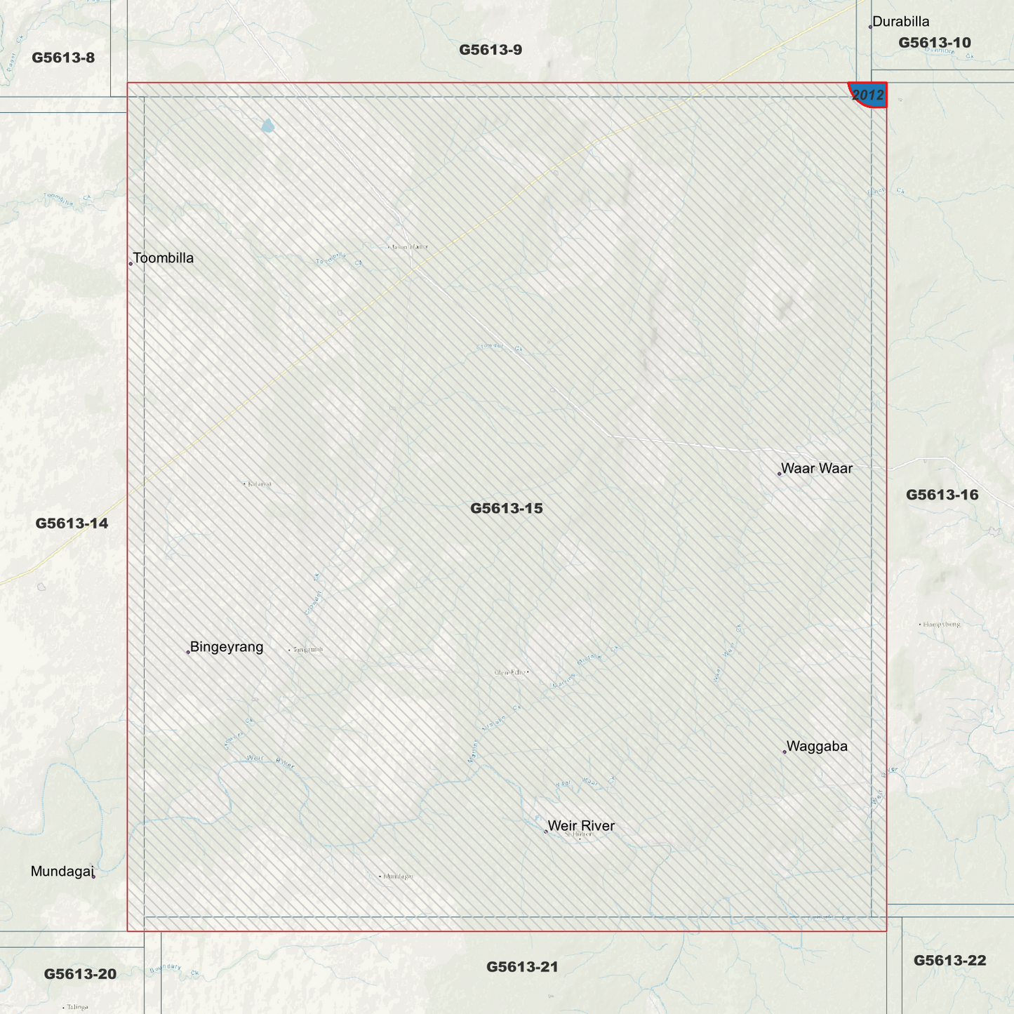 Weir River 1m Digital Elevation Model (G5613-15)