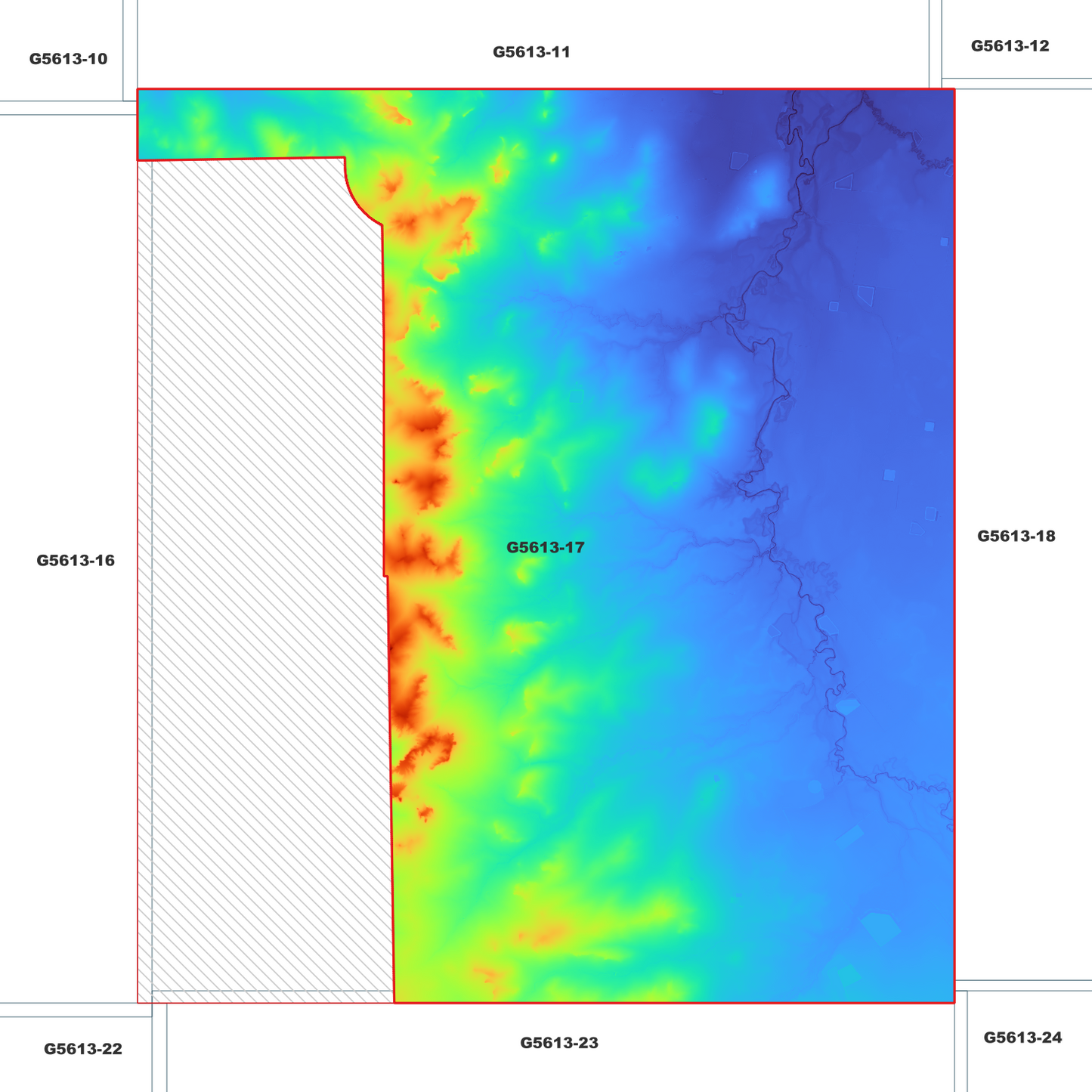 Cecil Plains 1m Digital Elevation Model (G5613-17)