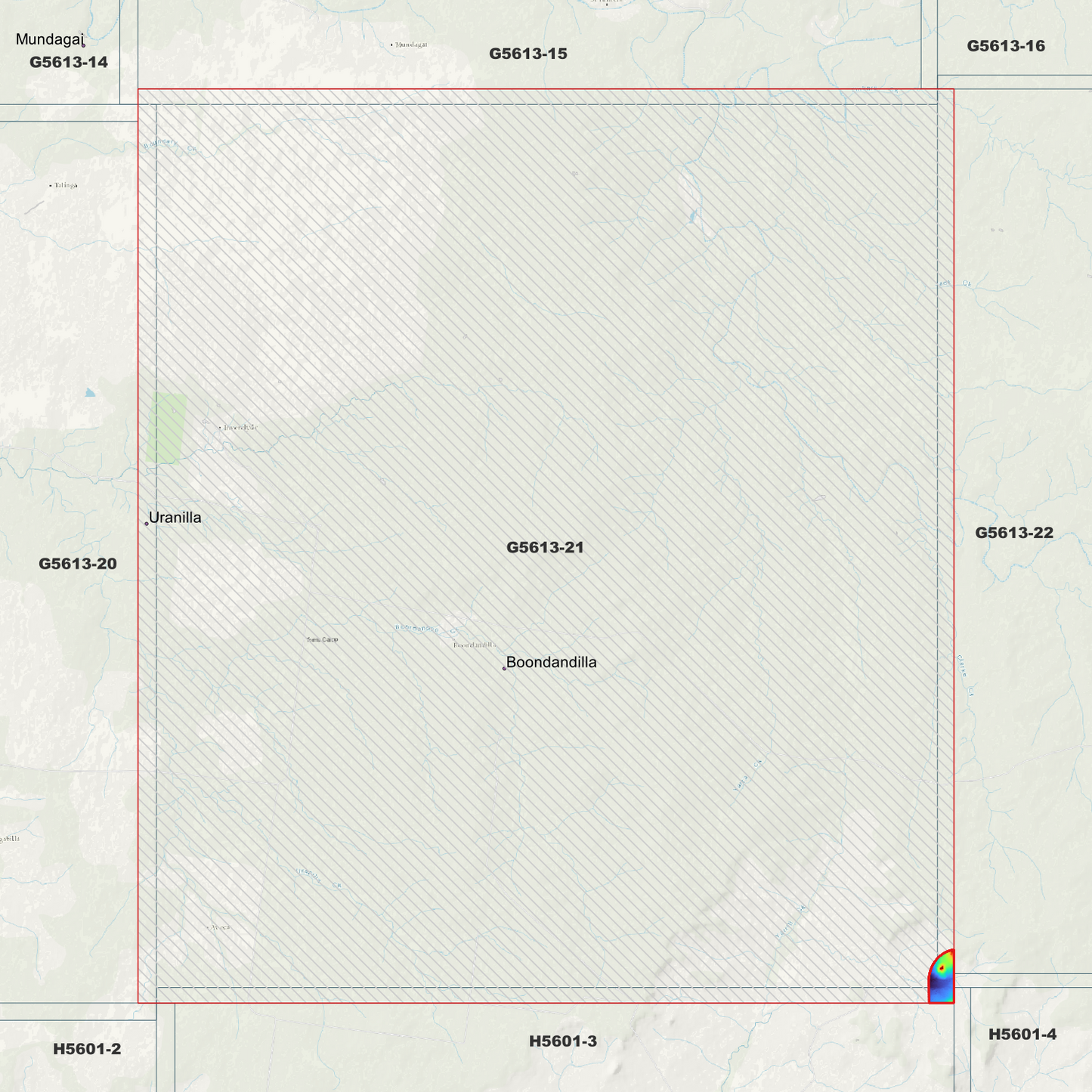 Boonanddilla 1m Digital Elevation Model (G5613-21)