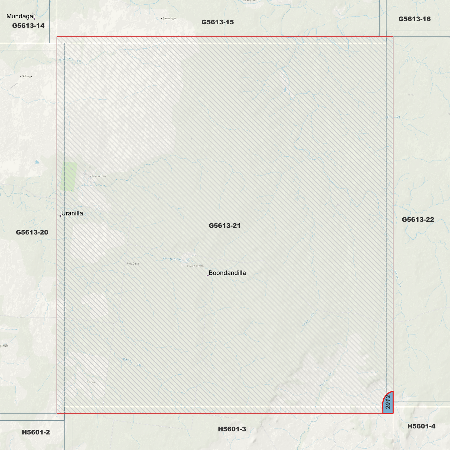 Boonanddilla 1m Digital Elevation Model (G5613-21)