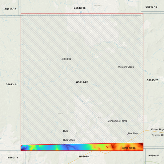 Bulli Creek 1m Digital Elevation Model (G5613-22)