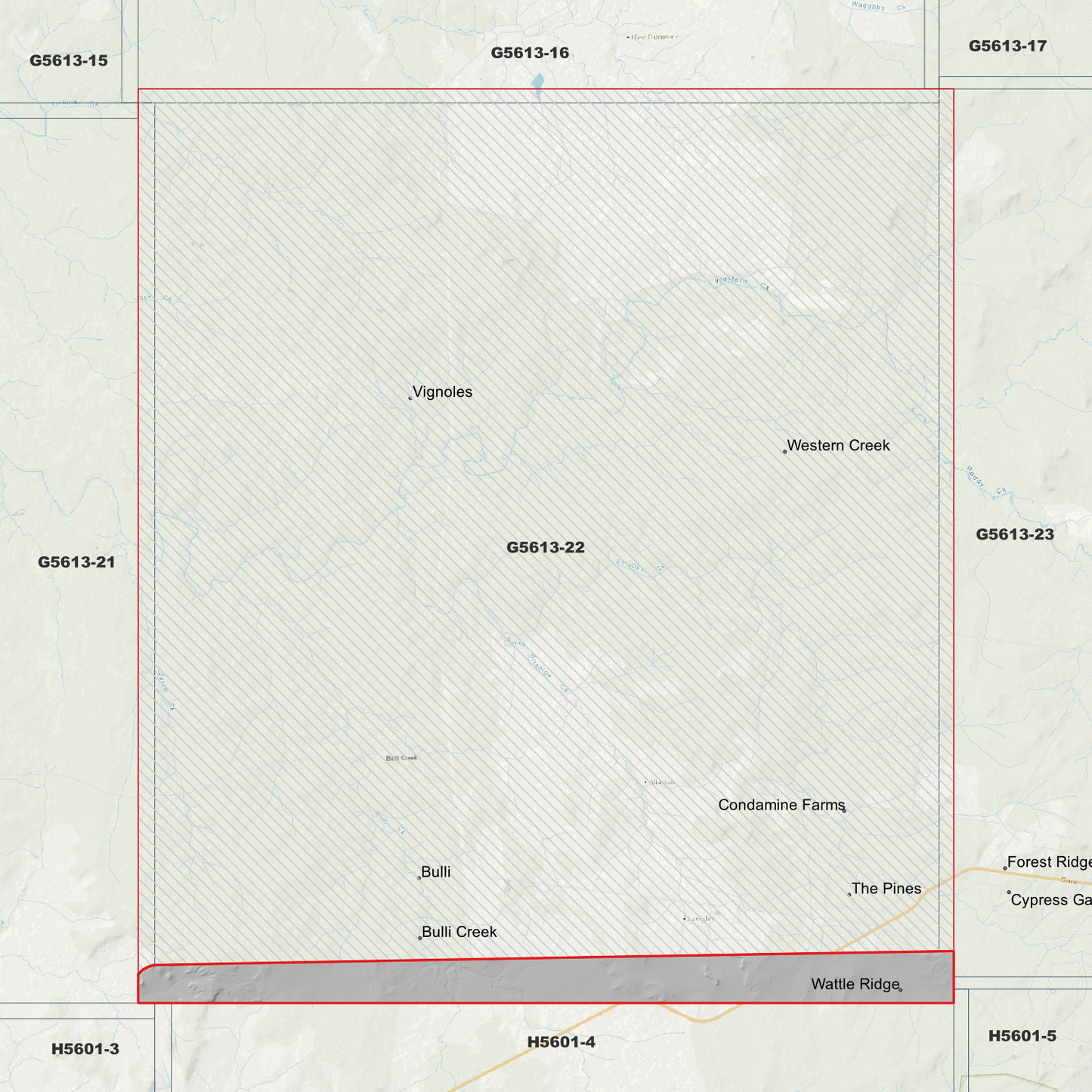 Bulli Creek 1m Digital Elevation Model (G5613-22)