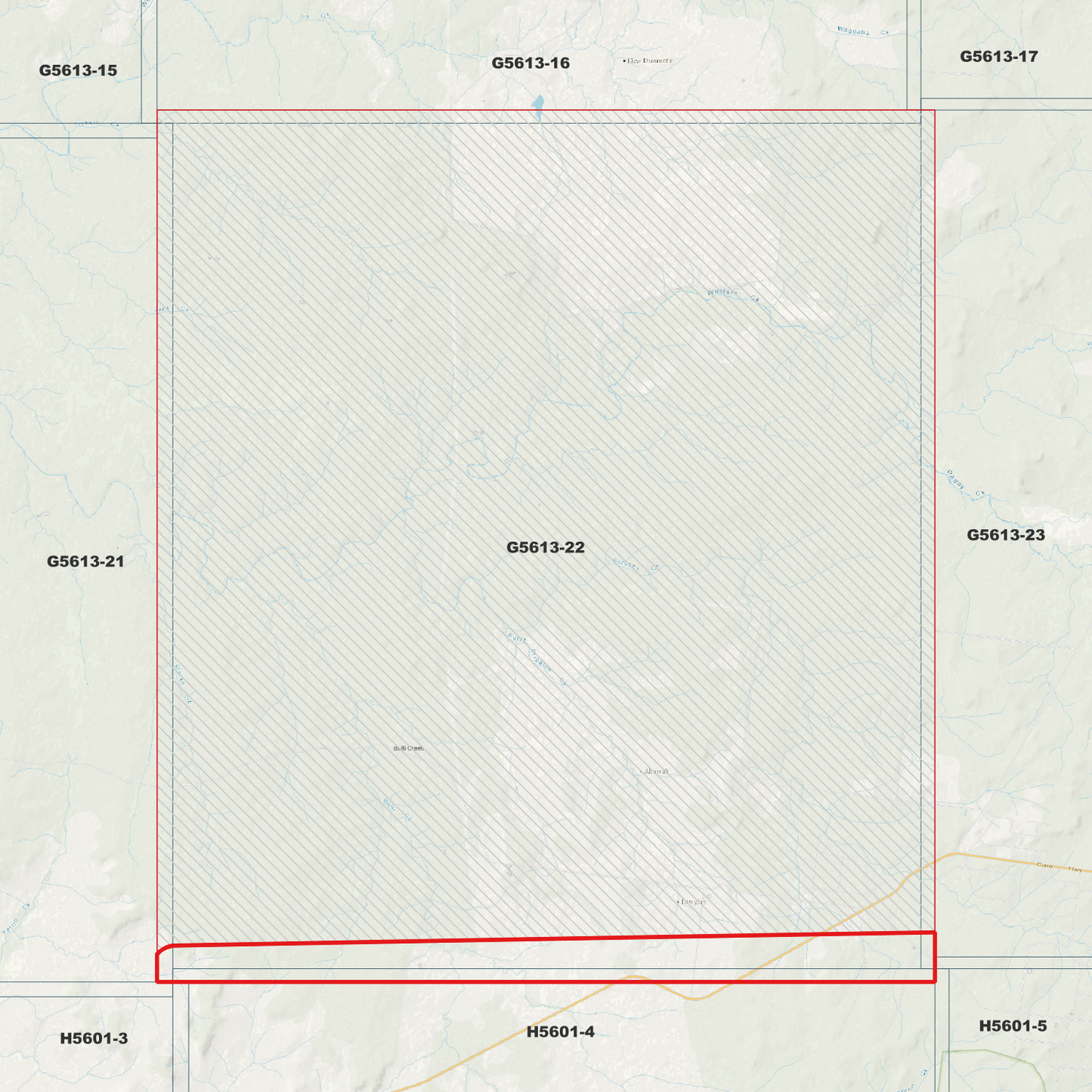 Bulli Creek 1m Digital Elevation Model (G5613-22)