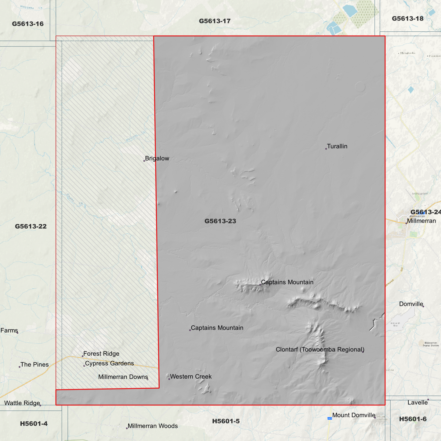 Captains Mountain 1m Digital Elevation Model (G5613-23)