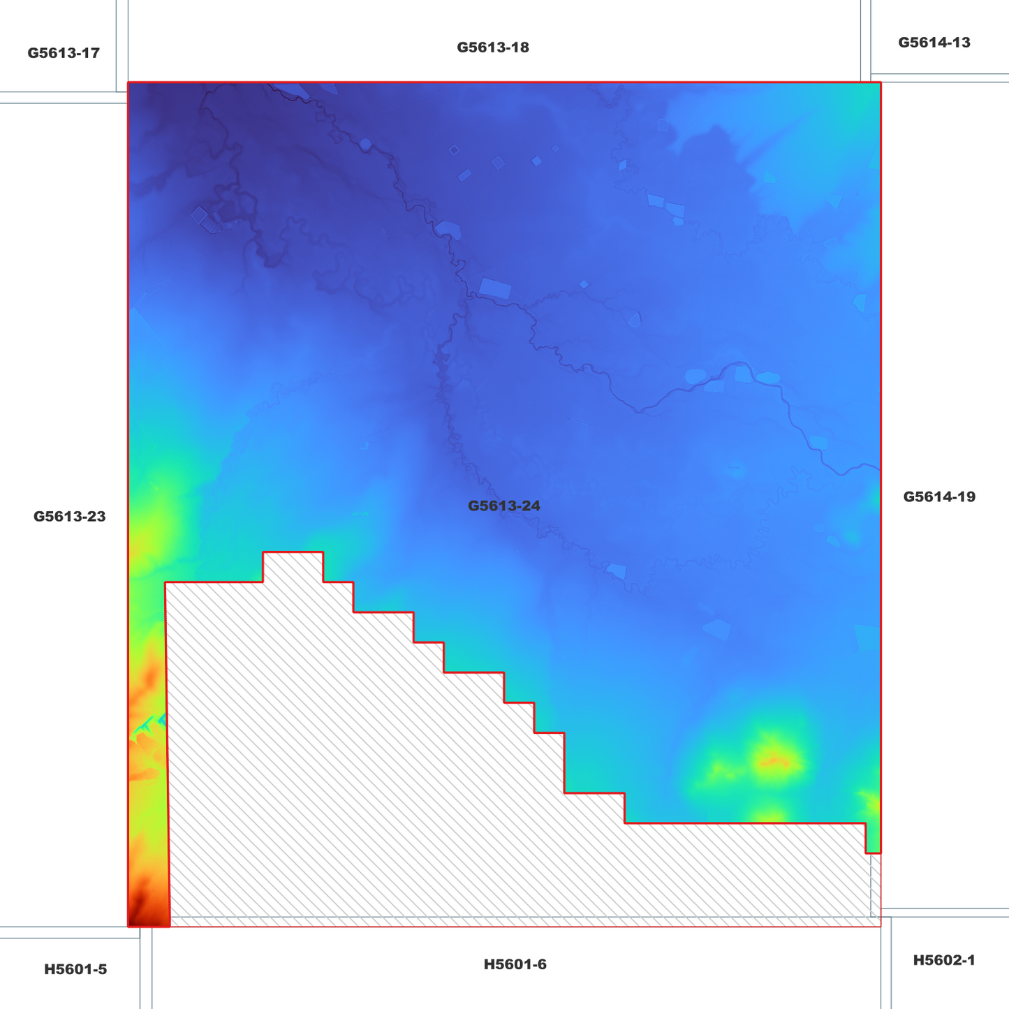 Millmerran 1m Digital Elevation Model (G5613-24)