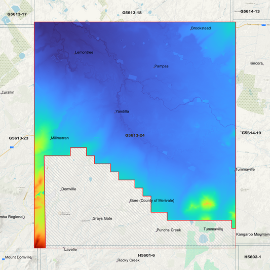 Millmerran 1m Digital Elevation Model (G5613-24)